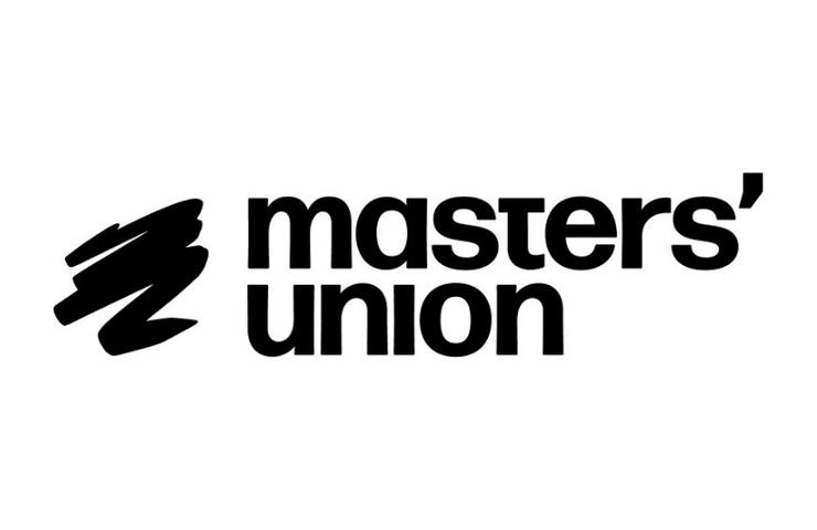 This image features a logo of Masters' Union.