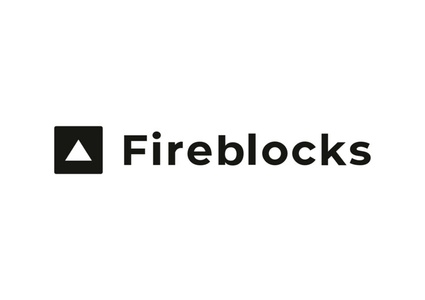 The image features a logo with a triangle and the word 'Fireblocks' in a bold font.